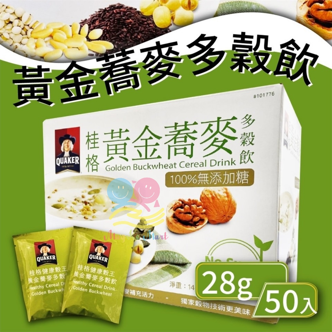 台灣桂格無糖黃金蕎麥多穀飲 (1盒50包)