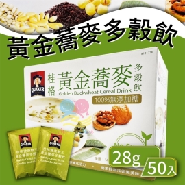 台灣桂格無糖黃金蕎麥多穀飲 (1盒50包)