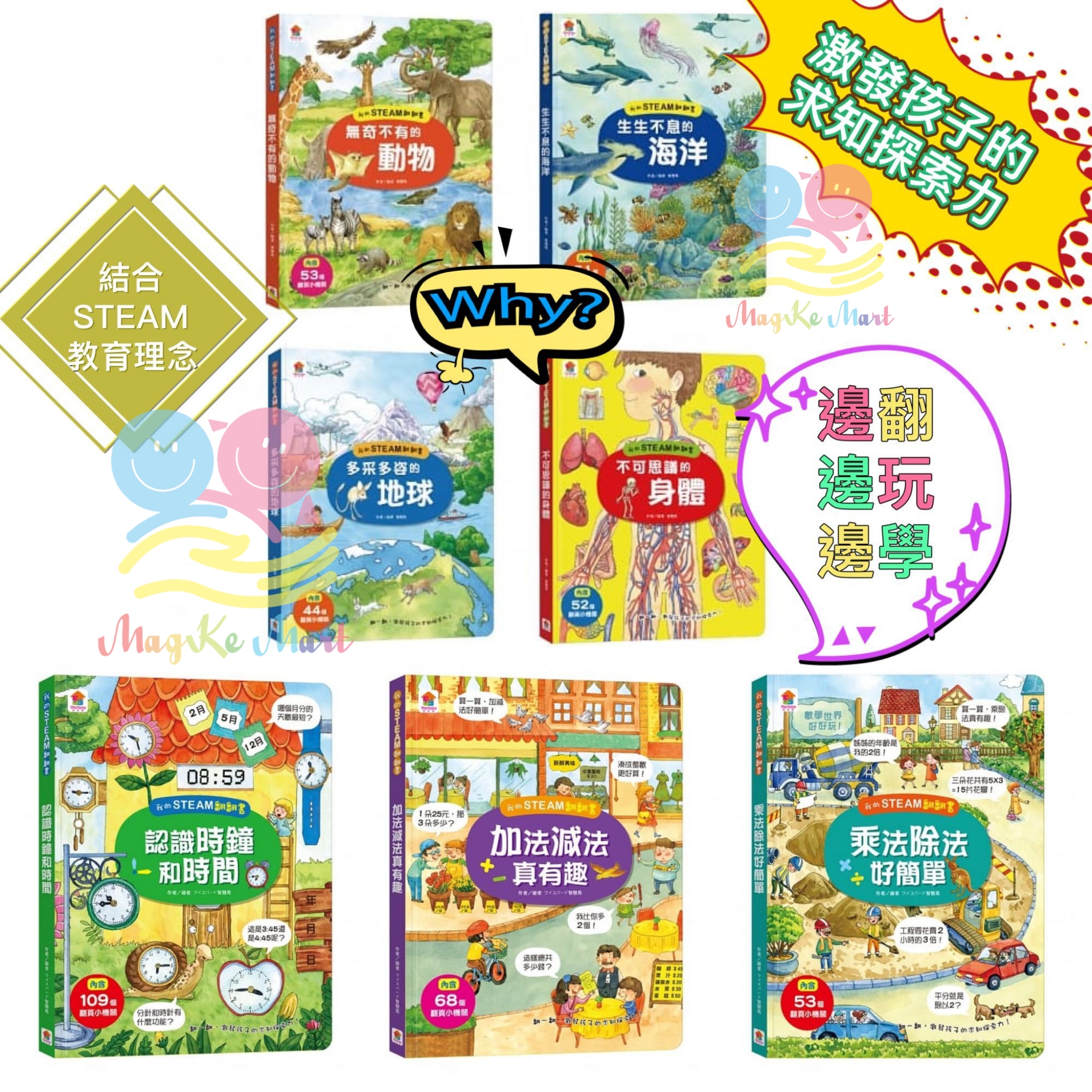 我的STEAM翻翻書 (A) 認識時鐘和時間
