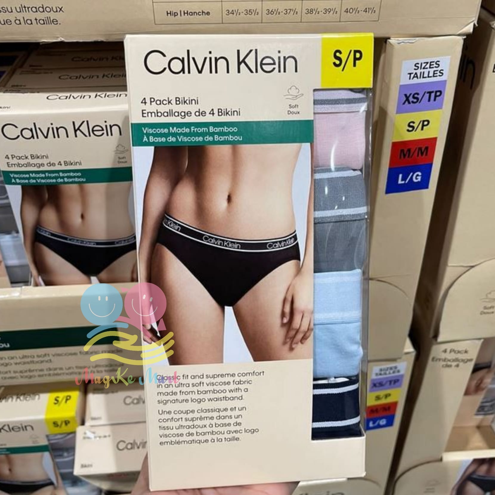 Calvin Klein 女裝內褲4件裝(款式隨機)